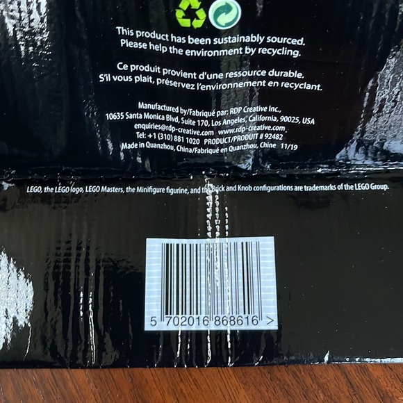 NEVER USED LEGO MASTERS - SUSTAINABLY SOURCED - REUSABLE SHOPPING TOTE - Picture 3 of 3